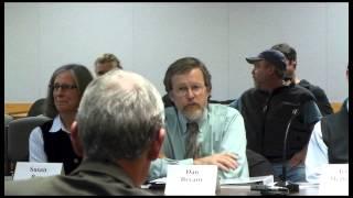 Dan Bryant speaking to Eugene City Council on Nov. 13, 2012