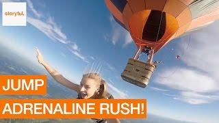 Russian Model Goes Skydiving With Selfie Stick (Storyful, Crazy)