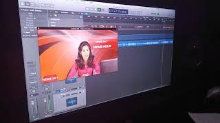 MC Anchors Nandhini Aravindan and Thamizharasan dubbing for Rudran Pilot Film