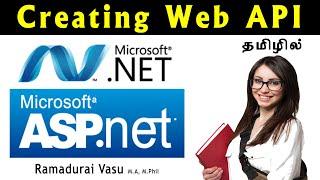 Creating Web API Project Explained in Tamil - Tutorial for Create a web API with ASP.NET Core