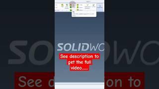 Solidworks Rib Features Tutorial for beginners #solidworks #ribs #tutorial