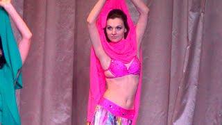 Fantastic Tabla Belly Dance Level 1 / Belly Dance with Silk Veil Show / Oriental Dance Festival