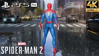 Marvel's Spider-Man 2 PS5 Pro - Free Roam Gameplay (4K Ray Tracing - Fidelity Pro)