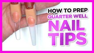 NEW PRODUCT | Nail Tips in Clear & Natural Colors - How to Prep Nail Tips