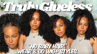 NEW "M" CAP WEAR & GO GLUELESS Curly Wig for BEGINNERS + 3 STYLES | PRECUT & PREPLUCKED| OQ HAIR