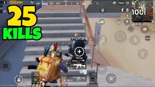 HOW 1VS4 TEAM HANDLE | Full Squad RUSHED Me | Duo Vs Squad 25 kills | PUBG MOBILE