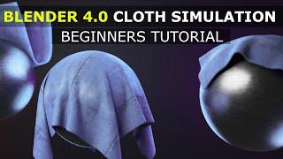 Blender 4.0 Cloth Simulation | BEGINNERS Guide