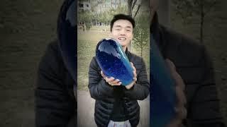 Big blue Heart for you ️️ #iceboy #eating #funny #mukbang #tiktok #ice #reels #meme #shorts