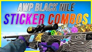 AWP Black Nile Sticker Combinations -  Best AWP Black Nile Sticker Combos