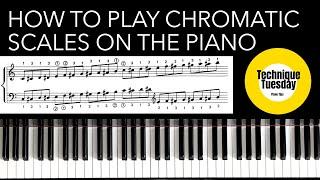 How to CORRECTLY play Chromatic Scales on the Piano | Technique Tuesday