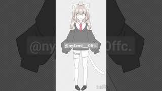 redesingn Nekomaki Nyaemi #art #cute #gabut #gatau #jgncopy #fypシ  #masukberandayoutube