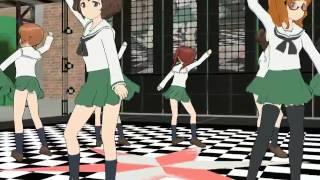 MMD Get Lucky   Dance Performaces by Girls und Panzer ガール