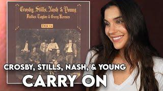 My Dad Chose This Song! First Time Reaction to Crosby, Stills, Nash & young -  "Carry On"