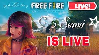 SANVI IS LIVE ️ ff live rank push ️