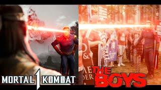 Mortal Kombat 1 - Homelander Fatality Comparison with The Boys (4k 60fps)