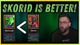  5* Soul CONFIRMED!?  Skorid Does MORE DMG Than Michinaki & Marius In Hydra | RAID SHADOW LEGENDS