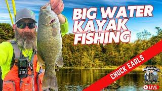 Big Water Kayak Fishing With Chuck Earls