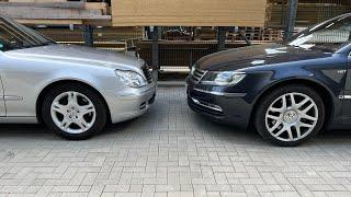 Mercedes S-Klasse und VW Phaeton Vergleich