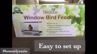 Birdious Large Window Bird Feeder