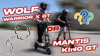 Wolf Warrior X GT vs. Mantis King GT | Which is the Best Commuter Scooter?