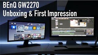 BenQ GW2270 Monitor Unboxing & First Impression