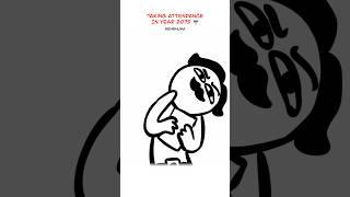 Class Attendance  (Animation Meme) Anim: RedFlowerCrown #shorts