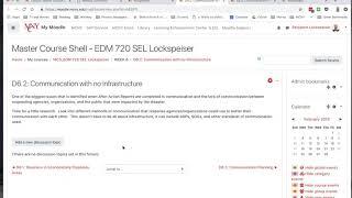 EDM 720 Week Six Review - Lockspeiser