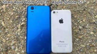 Apple Iphone 5c VS Sharp Aquos Phone SHL23 - Camera Video Test