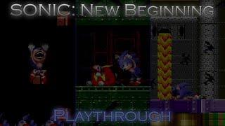 A Twisted Origin... - SONIC: New Beginning (Playthrough)