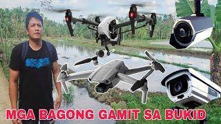 HI-TECH NA DRONE  pang monitor sa mga area sa Bukid  Umarangkada na...Mga Cctv sa Bukid nailagay na