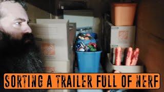 Sorting a Trailer full of Nerf!