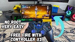 YOU MUST TRY!!! How To Use Controller X3 To Play FREE FIRE On Android With Shootingplus V3