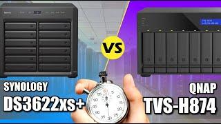 Synology DS3622xs+ vs QNAP TVS-h874 NAS Comparison - As Quick As Possible