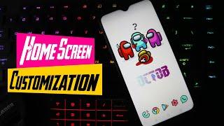 Among Us Android Home Screen Setup & Customization | Best Android Customization 2020 | Gaming Setup