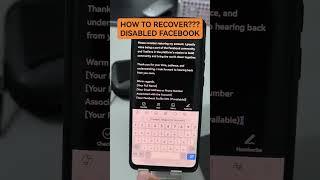 HOW TO SUBMIT AN APPEAL FOR A SUSPENDED AND DISABLED FACEBOOK ACCOUNT?  #appeal #disabled #account