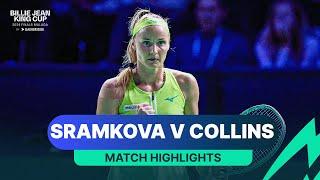 Rebecca Sramkova v Danielle Collins | Slovakia v USA | 2024 Billie Jean King Cup Finals Highlights