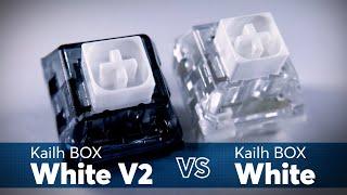 Kailh BOX White VS Kailh BOX White V2 Sound Test | Great improvement!