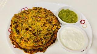 Palak Cheela  recipe / Spinach Nassta Recipe.