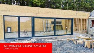 Aluminium sliding system MB-59 HS 5m wide! Realization in Ireland