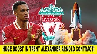 Liverpool Handed Major Boost Over Trent Alexander-Arnold's Contract!