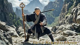 Kung Fu Movie! The monk with unfathomable skills, kneels in defeat to a useless boy after one battle