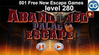 [Walkthrough] 501 Free New Escape Games level 280 - Abandoned palace escape - Complete Game