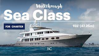 SEA CLASS I The full walkthrough of the 155' (47.25m) Christensen superyacht I For charter with IYC