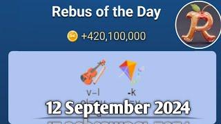 12 & 13 September Rebus of the Day Musk Empire |X Empire Rebus of the Day code|Rebus of the Day Code