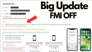 UnlockTool Big Update Direct FMI OFF auto Permanet iCloud Remove 