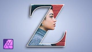 How To Create The Letter Portrait Effect | Affinity Photo