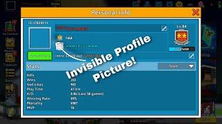 How to make an INVISIBLE PROFILE PICTURE in CopsnRobbers!