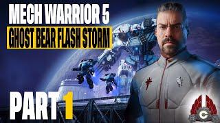 Mech Warrior 5: Clans - Ghost Bear Flash Storm DLC | Sponsored By Piranha Games | Part 1