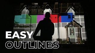 Easy Outlines for House Projection Mapping | Digital Pressworks