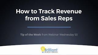 How to Track Revenue and Commission Sales Reps & Affiliates  Management Methods